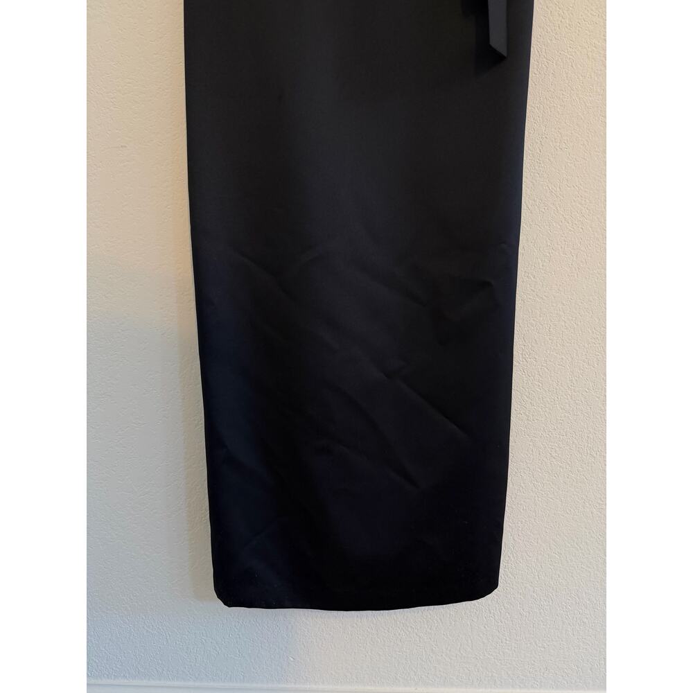NWT JR Nites by Caliendo Midi Dress Womens Sz 14 White Black Formal Event Gala - Picture 7 of 13